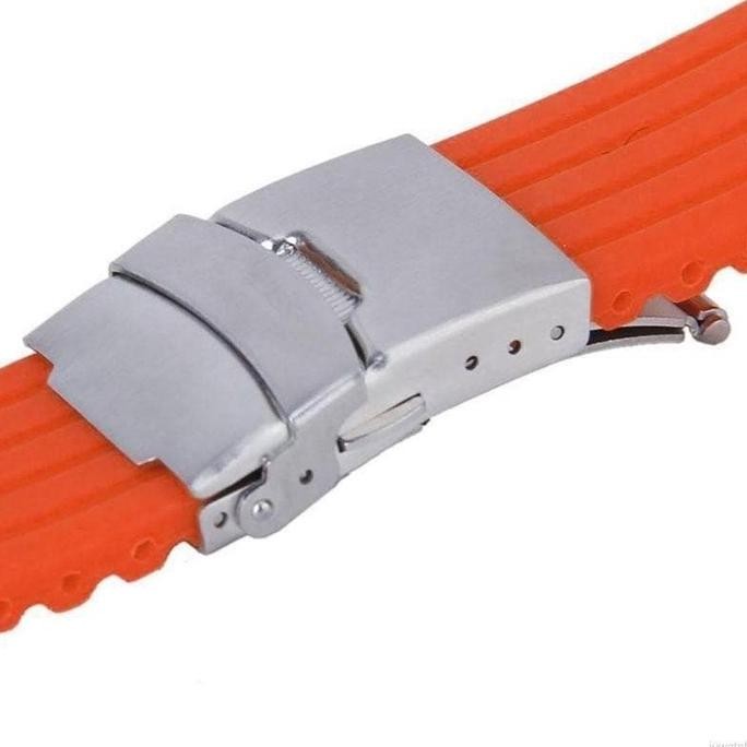 Ori - Strap Silicon Omega / Seiko 5 Rubber 20Mm - Tali Jam Sport Drive Style