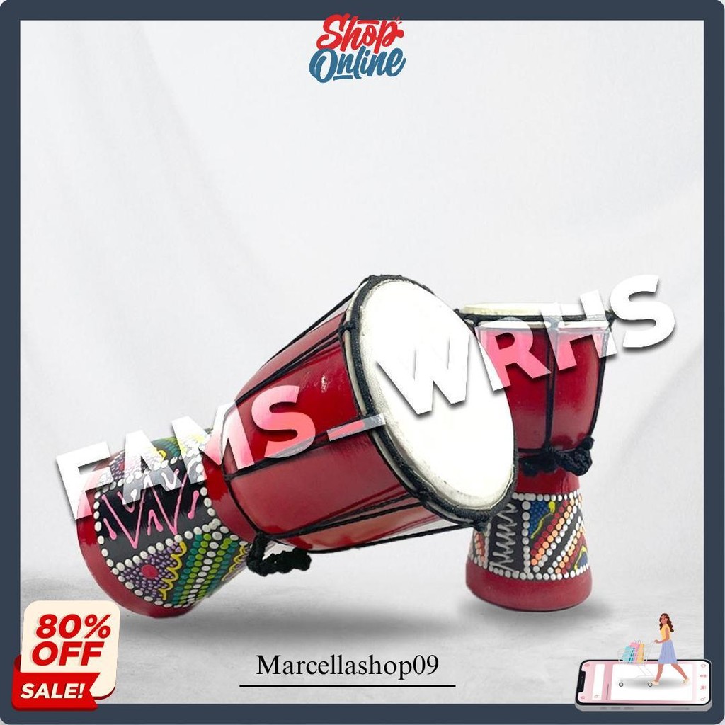 Jimbe Gendang Besar Mainan Alat Musik Tradisional Murah Berkualitas  Cod
