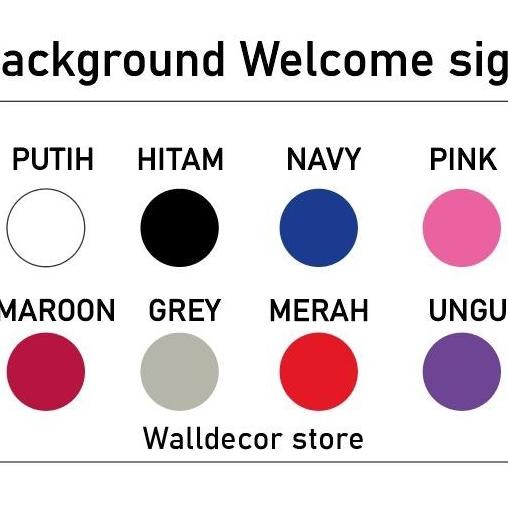 ready Welcome Sign wedding / Welcome Sign Akrilik