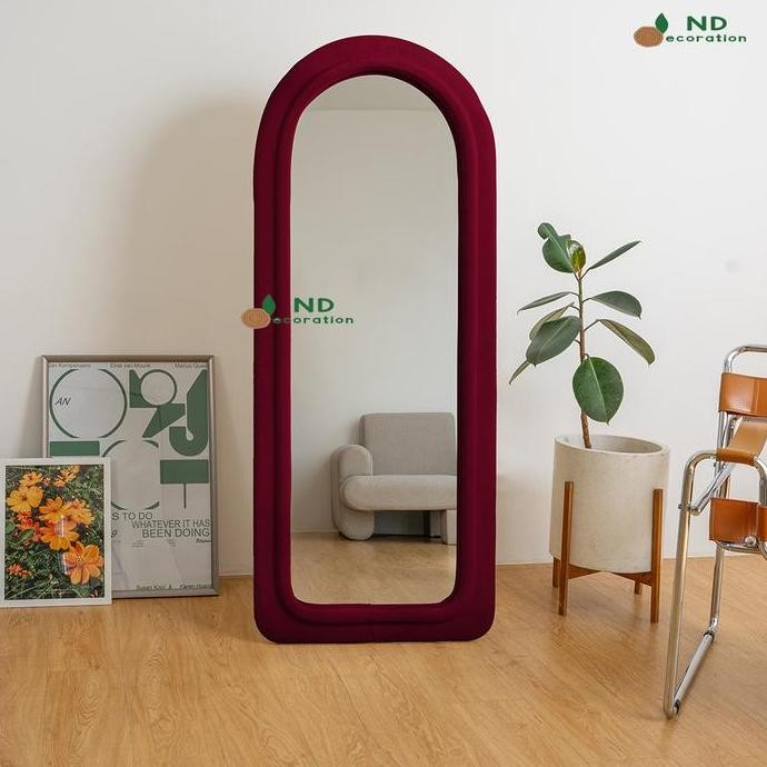 Arch Polos Cermin Aesthetic / Cermin Estetik / Mirror / Standing Mirror Aesthetic / Standing Mirror 