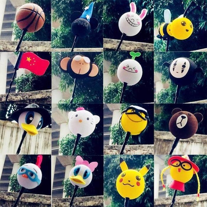 Tgs Antena Bola Mobil Tempel Universal/Boneka Antena Mobil/Antena Outdoor