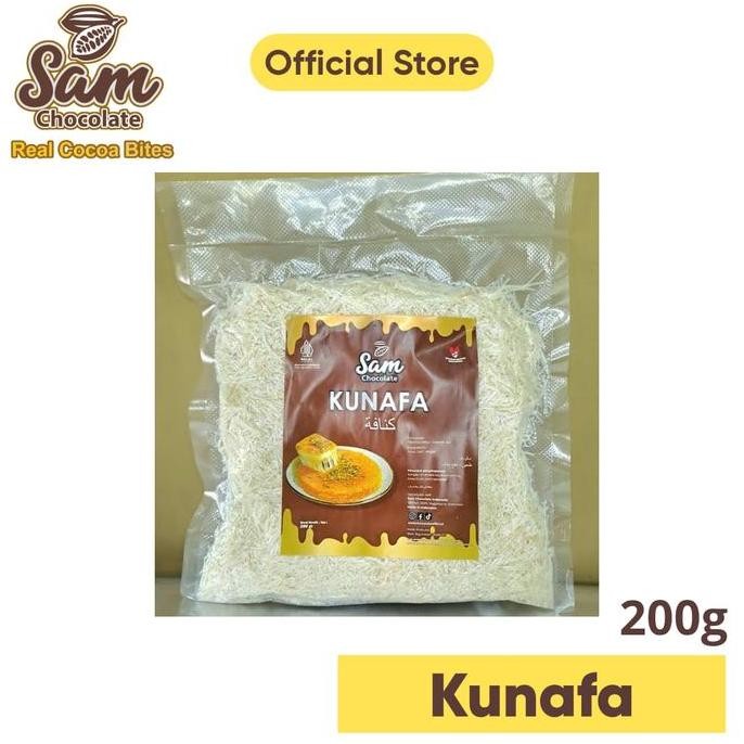

LM KUNAFA ARAB/KUNAFA/KUNAFE/KATAIFI/BAHAN COKLAT DUBAI 200gr