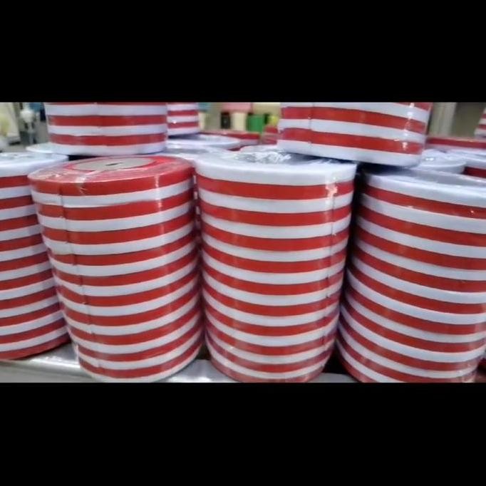 

Pita Satin Bendera Merah Putih 1/2 Inchi