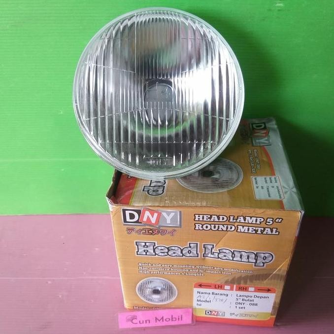New Lampu Headlamp Bulat 5 Inch T120 DX Colt Diesel Tahun 75-80 Lampu Besar Kecil
