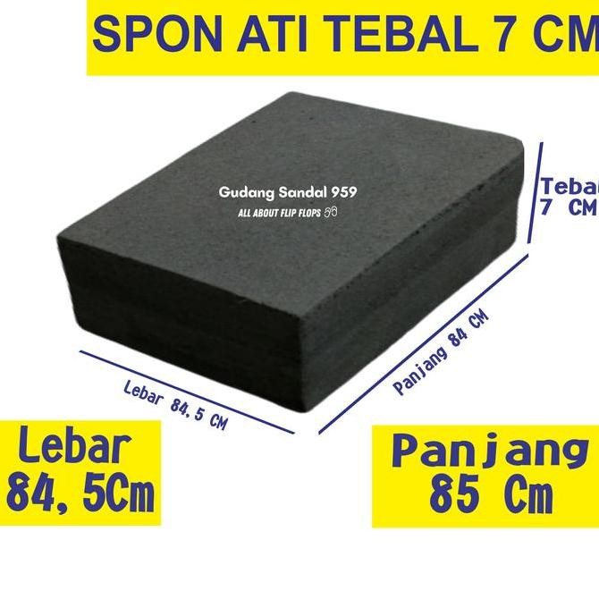 SPON ATI / BUSA ATI / SPON EVA TEBAL 7 CM WARNA HITAM LEBAR 84,5 X PANJANG 85 CM JORAN PANCING UMBUL