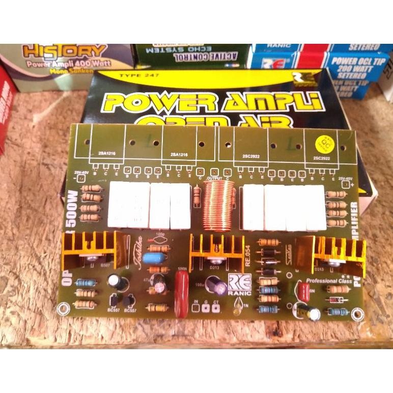 Kit power amplifier open air 500w driver mono ( 247 ) DiM
