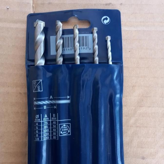 Mata Bor Set Tembok / Mata Bor Beton Set 5 Pcs Bosch