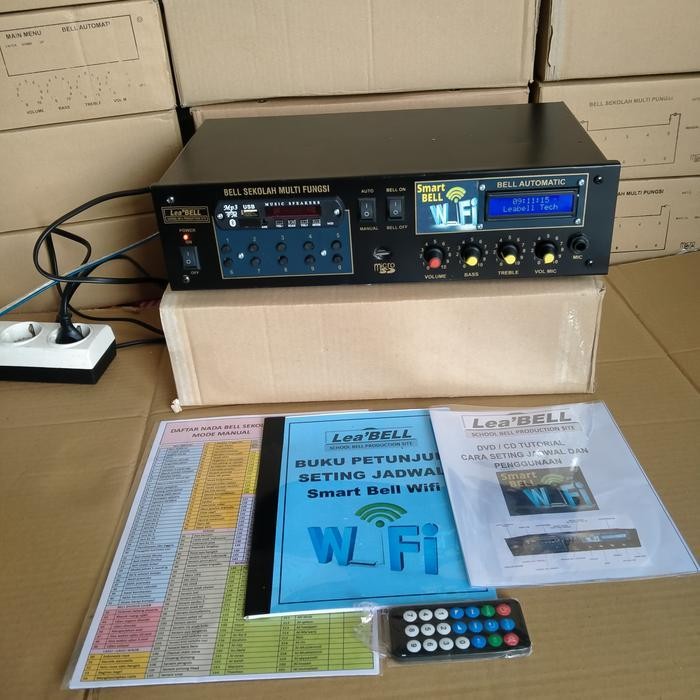 Bel Sekolah Otomatis Wifi (Seting Jadwal Via Hp) Original Dan Terpercaya