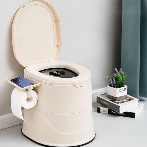 Closet Toilet Duduk Portable + Ember Untuk Lansia & Ibu Hamil - Toilet Duduk Portable Serbaguna