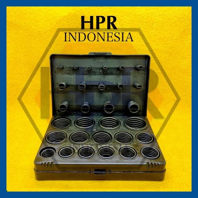 NBR-90 RUBBER ORING O-RING BOX SET INCH AS568 - KARET SEAL ANTI BOCOR - MOTOR - MOBIL - PCP - SEPEDA