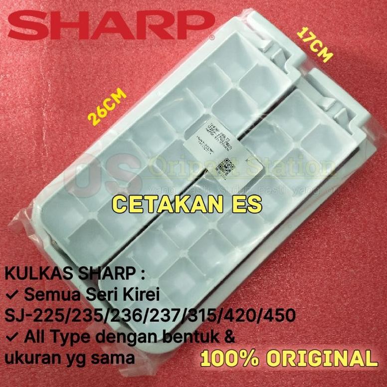 CETAKAN ES (ICE MAKER) KULKAS SHARP 2 PINTU ORIGINAL DiM