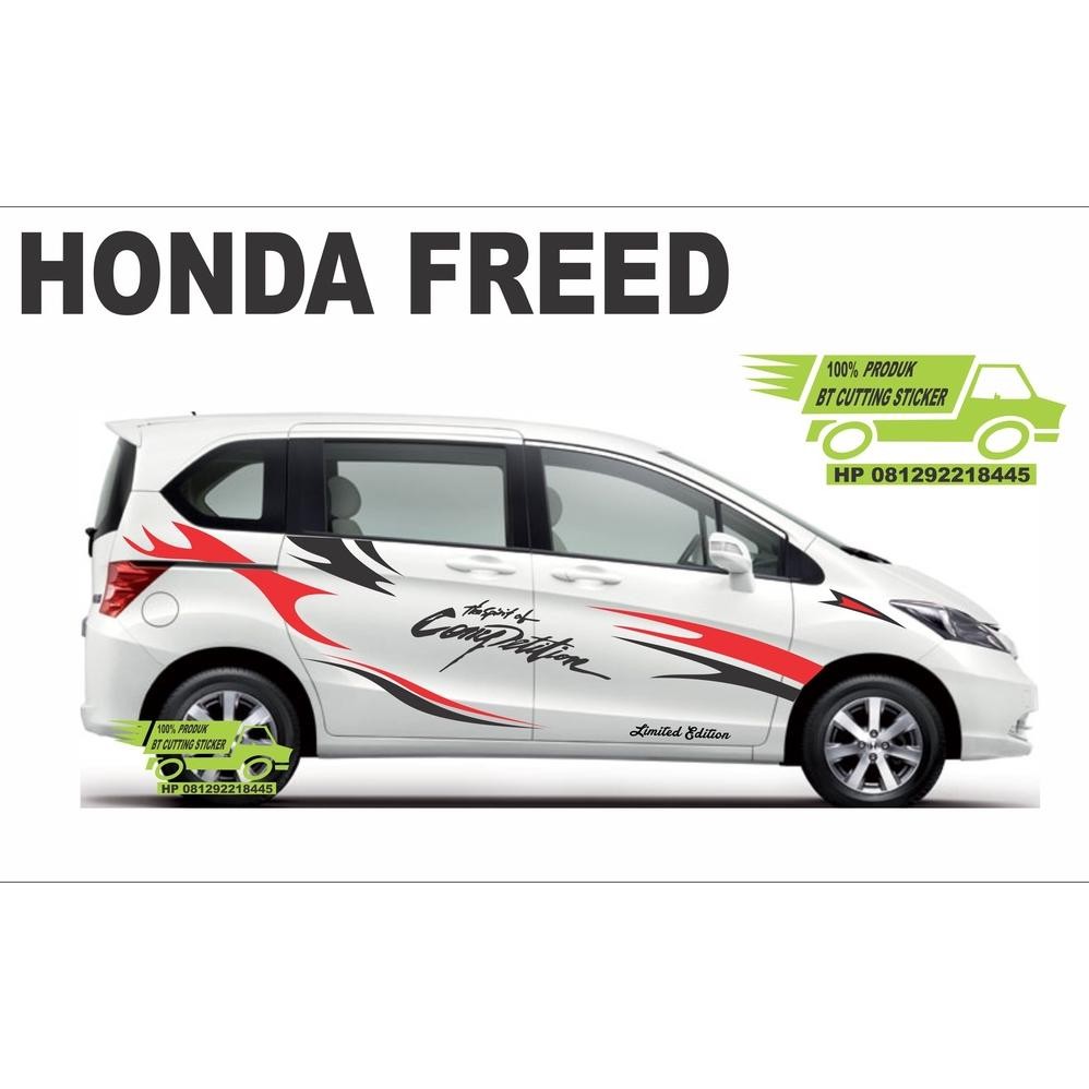 sticker mobil honda freed stiker mobil honda freed sticker mobil freed sticker body mobil honda free