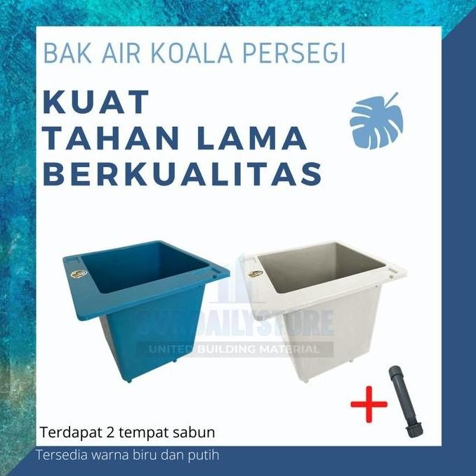 Bak Air Persegi Kotak Bak Air Kamar Mandi Plastik