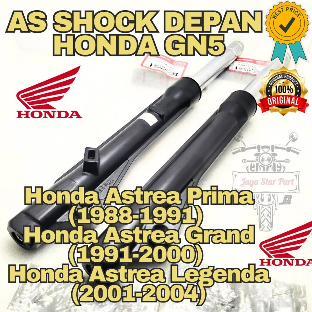 ORI AS Shock Depan + Tabung  GN5 Honda Astrea Grand , Prima , Astrea Legenda As Shock Breaker Set Ta