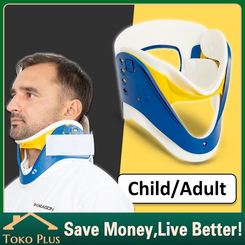 Alat Penyangga Leher Anak/Adult - Alat Penopang Leher Patah Tulang - Cervical Collar Neck Traction P
