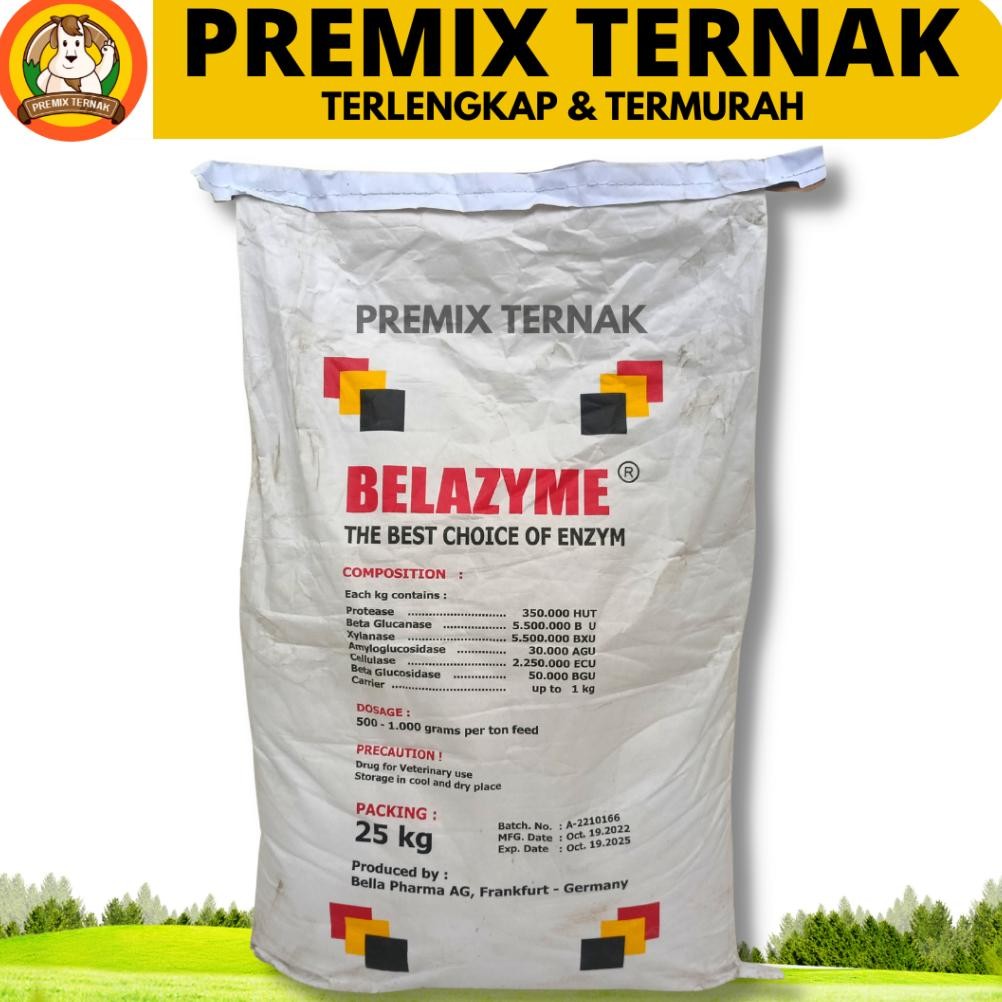 NEWW BELAZYME 1kg - Suplemen enzim ternak - Enzim Unggas - Enzim Ayam - Enzim Bebek - seperti NATUZY