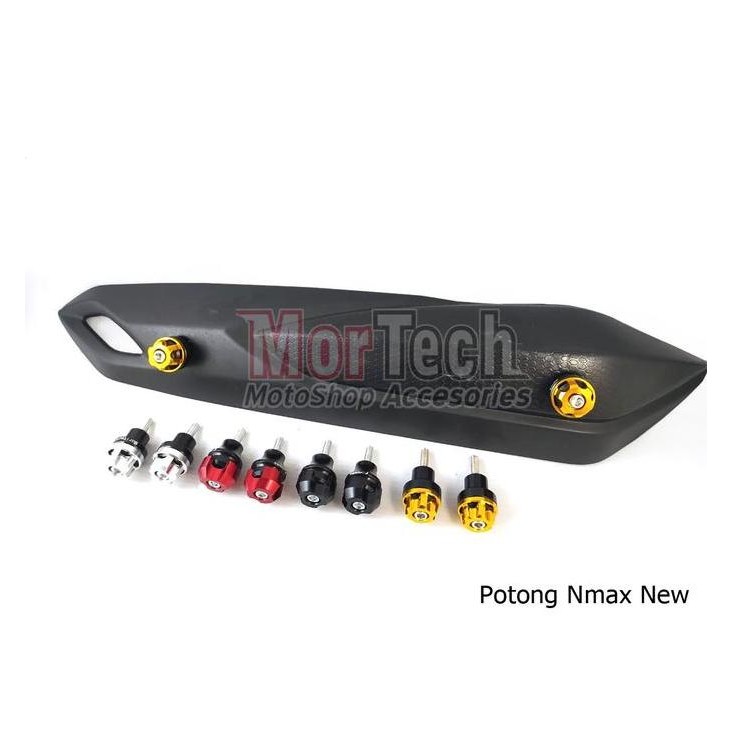 Tameng Cover Knalpot Model Rob1 Nmax Aerox Potong Lancip Stylish Termurah