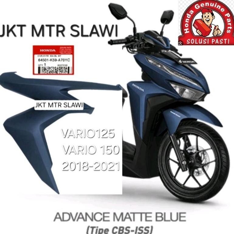 64501 K59 A70YC sayap vario 125 led vario 150 led biru doff  2018-2021 asli honda