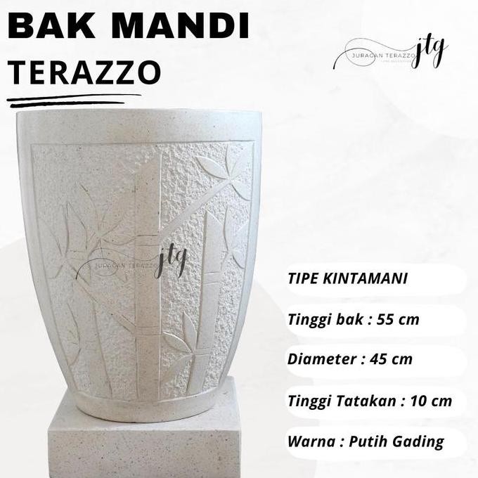 Bak Mandi Teraso Unik Minimalis Bak Mandi Marmer Tipe Kintamani
