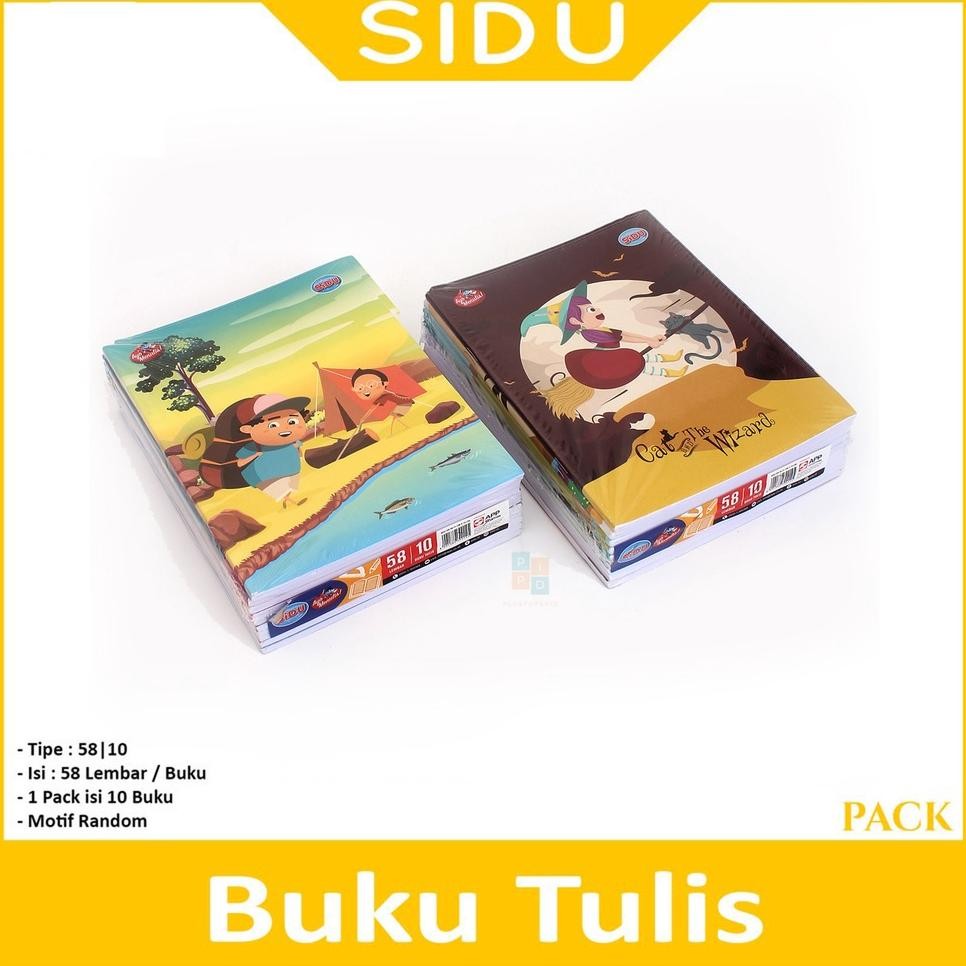 

Sidu Buku Tulis Garis 58 Lembar Pa