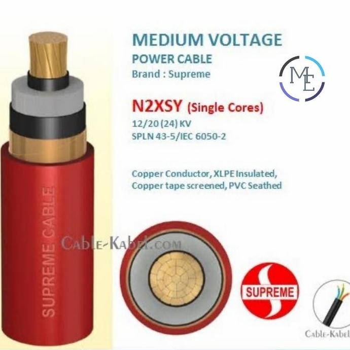 Kabel N2Xsy 1X70Mm Supreme Kabel Tm 12/20Kv
