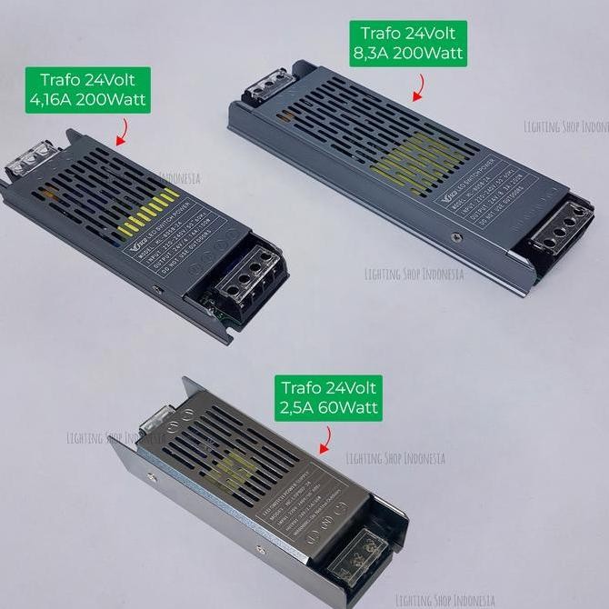 Adaptor Led 24V 60Watt 100Watt 150Watt Power Supply Trafo 24 Volt