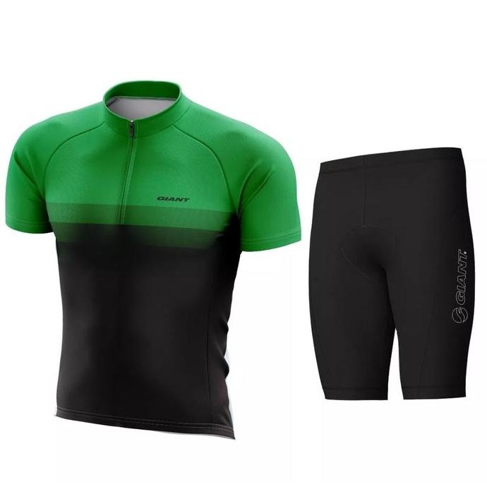 Jersey Sepeda GIANT Gradient Setelan Celana Sepeda Gowes Roadbike MTB