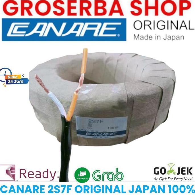 ASLI CANARE 2S7F KABEL SPEAKER ORIGINAL JAPAN 100 METER 1 ROLL - KABEL AUDIO HOME THEATER
