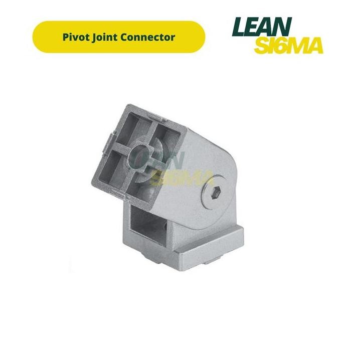 PIVOT JOINT CONNECTOR ADJUSTABLE BRACKET ALUMINIUM PROFILE 3030 4040 HINGE STOK TERBATAS