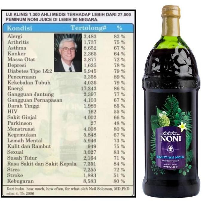 Tahitian Noni 1 botol Morinda Original USA Product NEW LOOK