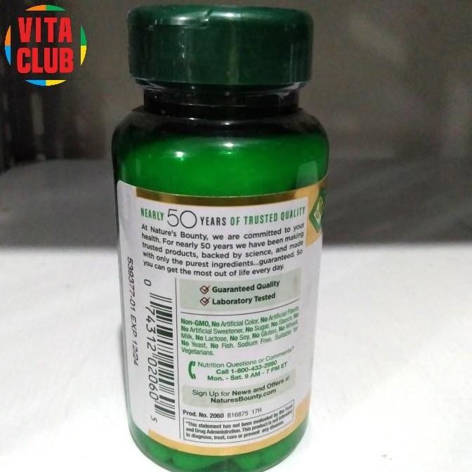 Nature's Bounty Zinc 50mg Immune Health - 100 caplets Zinc 50mg