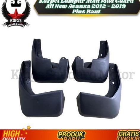 Promo / Terlaris Mudguard Atau Karpet Lumpur Avanza 2012-2019 Plus Baut Termurah Best Seller Accesso
