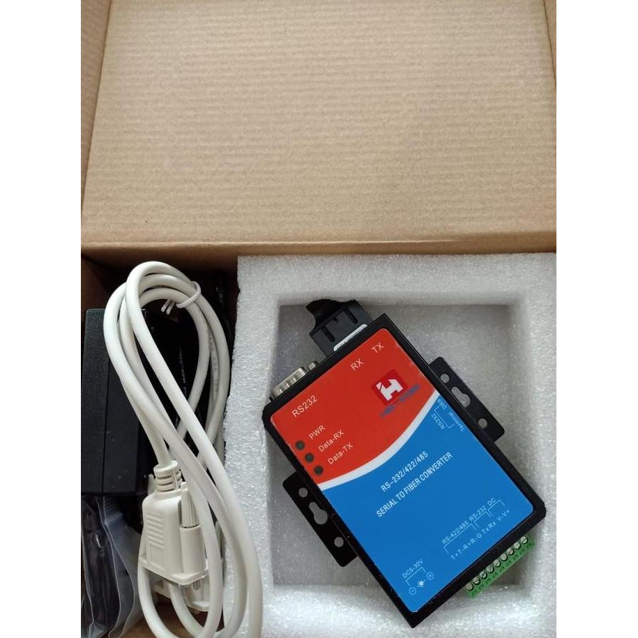 Serial To Fiber Optic Converter (Sm- 20Km, Sc) : Ht403-R3-S20 New Stok