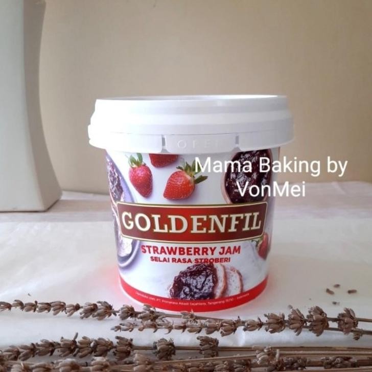 

Goldenfil Strawberry 1 Kg Selai Strawberry Filling 1 Kg
