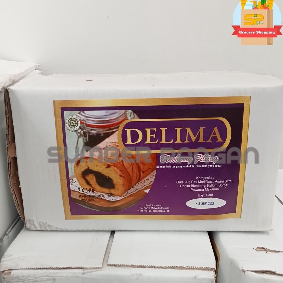 

Delima Selai Bluberry Blueberry Filling 10Kg