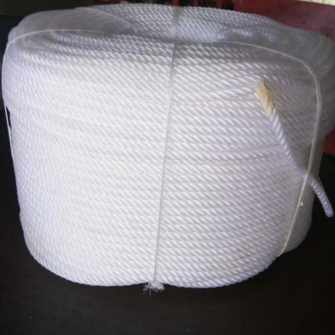 TALI PLASTIK ROLL UNTUK TIANG BENDERA 6 MM PUTIH OS