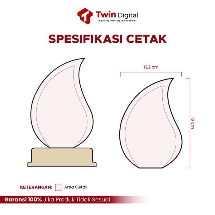 

Plakat Akrilik Piagam Penghargaan Trophy Wisuda - Plakat Kayu WP.04 ea