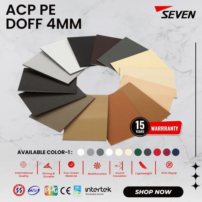 SEVEN ACP PE 4 MM DOFF ALLOY 1100 ORIGINAL DAN TERPERCAYA
