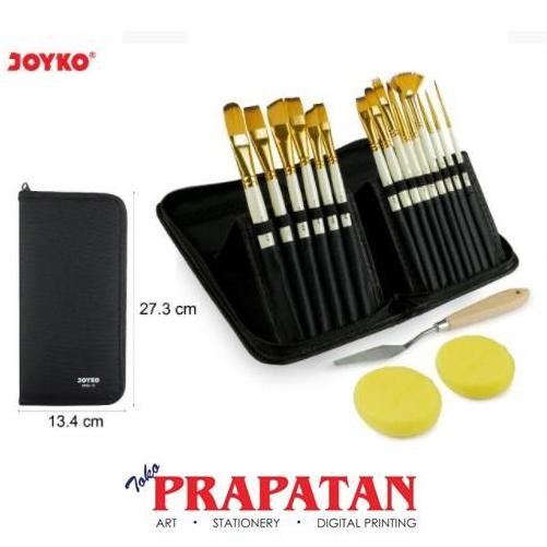 

Promo Joyko Art Brush Set Brs-12 - Set Kuas Lukis Acrylic & Cat Air