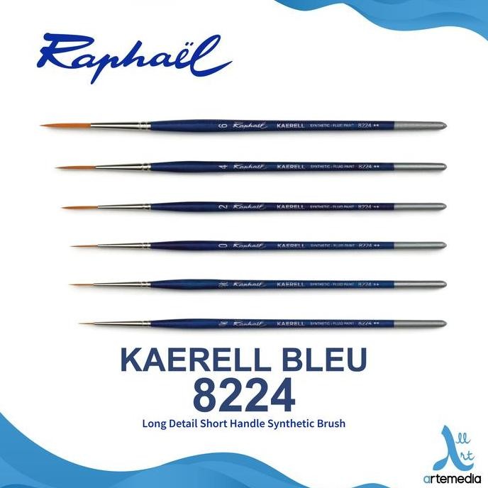 

Promo Kuas Raphael 8224 Detail Brush - Kaerell Bleu Sintetis Gagang Pendek