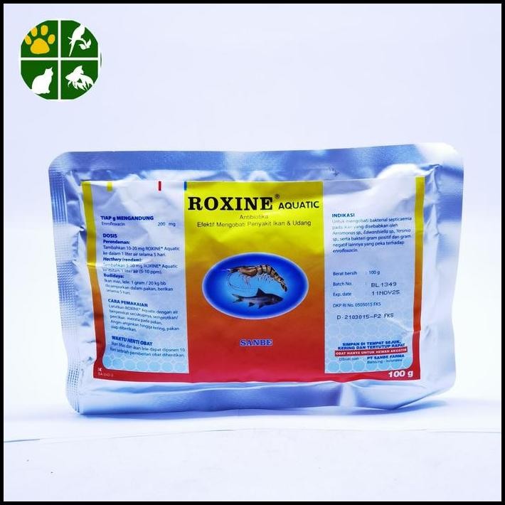 Roxine Aquatic Sanbe Obat Ikan