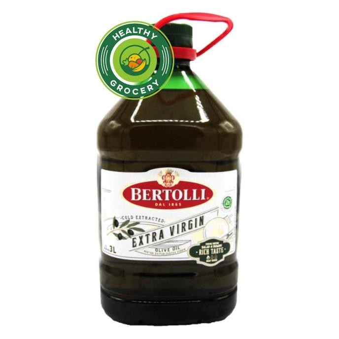 

Terlaris Bertolli Extra Virgin Olive Oil 3 Liter / Evoo / Minyak Zaitun Ready Stok