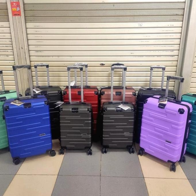 Tersedia Koper Fiber Travel dengan Tempat Botol Minum - Koper Kabin Unik Multifungsi