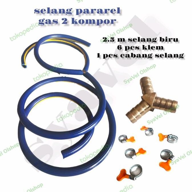 Sale Pararel Selang Gas 2 Kompor/Selang Gas Pararel Cabang 2