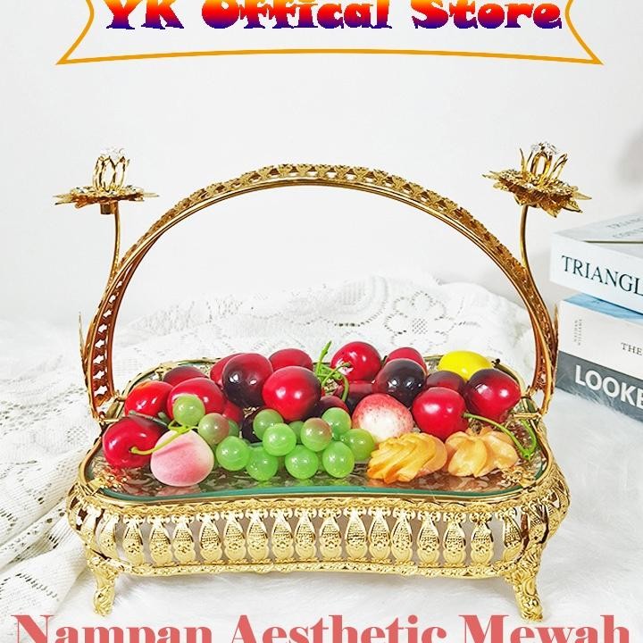 Nampan Aesthetic Nampan Mewah Nampan Kaca Mewah