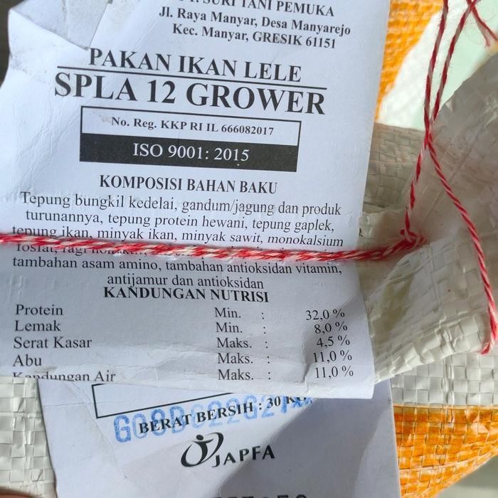 Spla Makanan Pakan Pelet Ikan Koi Koki Lele Nila Gurame Gabus Spla 12