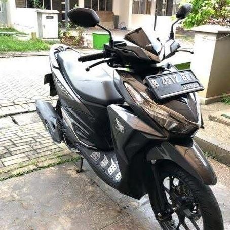 READY PAKET TAMENG BODI DEPAN VARIO 125 150 LED ESP 2015-2017 HITAM DASI SAYAP GARNIS KOMPLIT