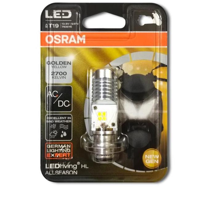 New Item, Bohlam Osram All Season H6 Kaki 1 Led 5/6W Ac Dc Tembus Hujan Pnp
