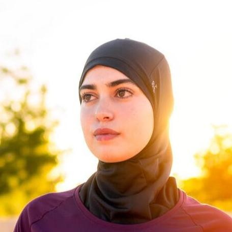 SSS Decathlon KIPRUN Hijab Lari - Hitam - 8576792