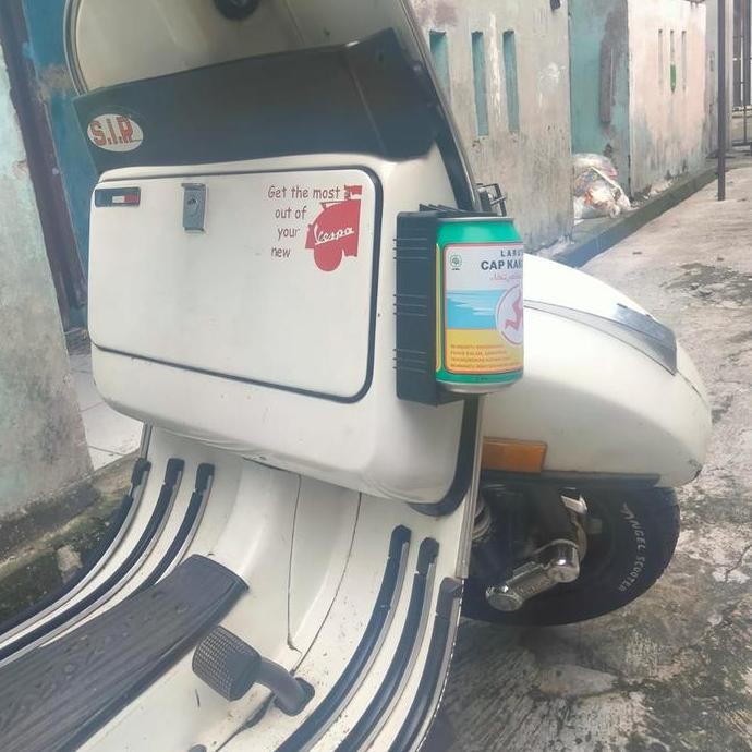 Vespa Utah Cup Holder clone | dudukan minuman kaleng vespa murah
